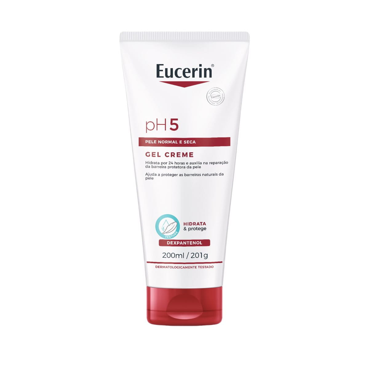 Gel Creme Hidratante Corporal Eucerin pH5 200ml Proteção Equilibrada Diária